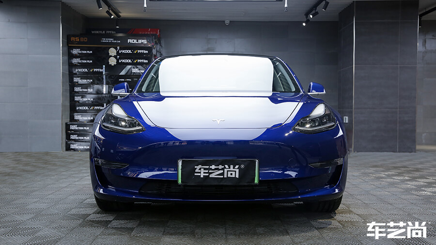 特斯拉Model 3選擇車藝尚，施工隱形車衣案例分享（16）