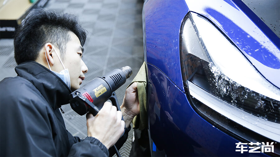 特斯拉Model 3選擇車藝尚，施工隱形車衣案例分享（10）