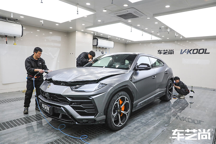 蘭博基尼URUS裝貼威固隱形車衣流程（11）