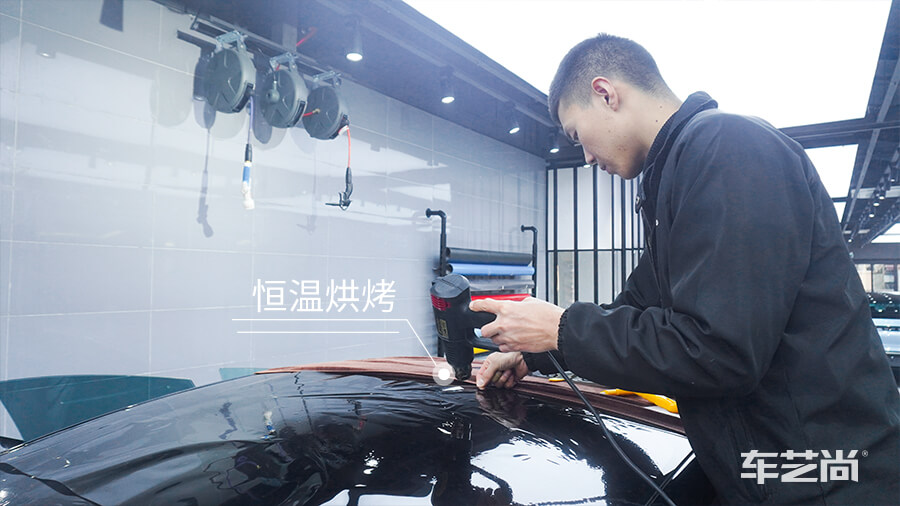 特斯拉Model 3選擇車藝尚施工威固隔熱膜施工案例（2）