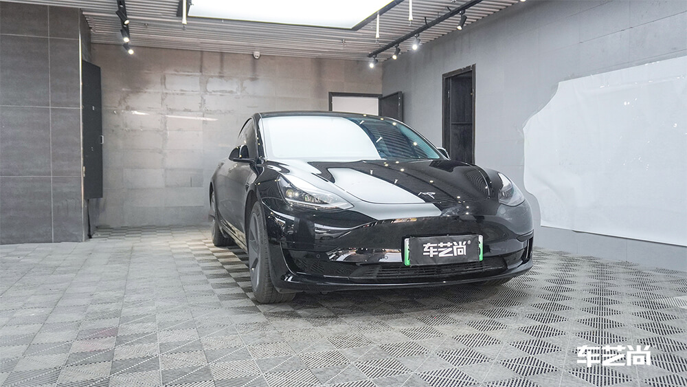 特斯拉Model 3施工威固隔熱膜案例分享（10）