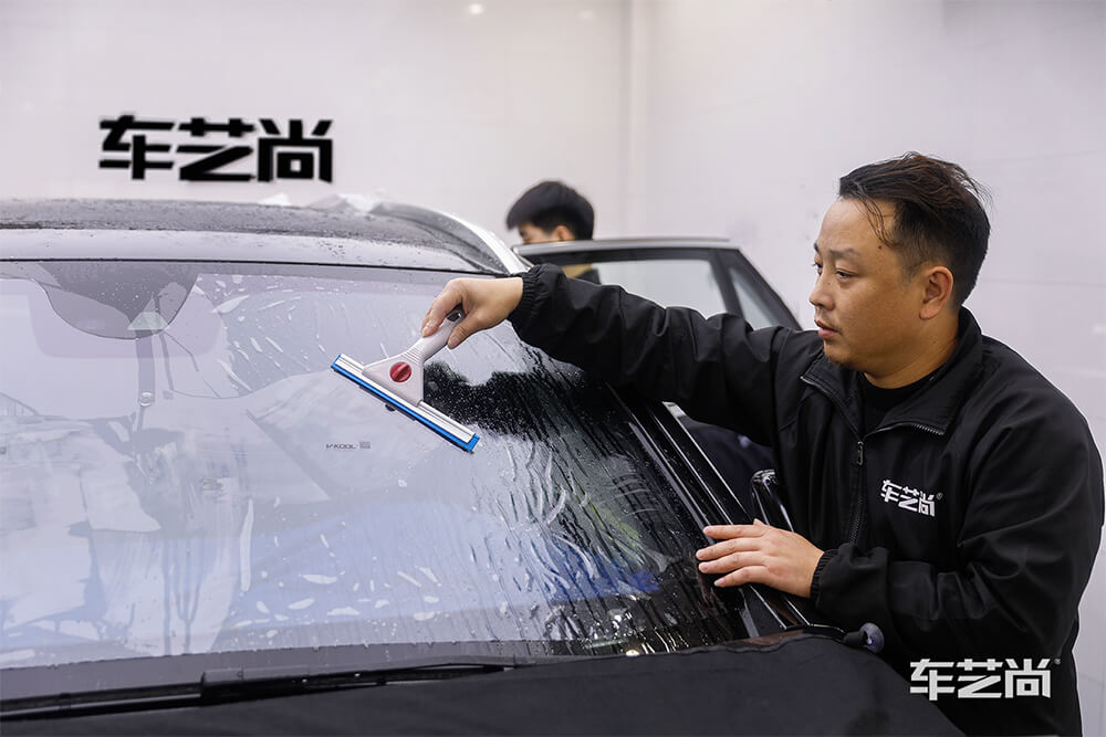 奔馳 GLC300L施工威固隔熱膜案例展示（4）