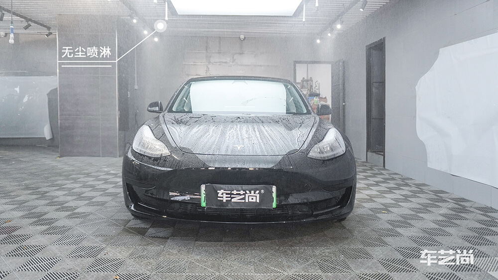 特斯拉Model 3施工威固隔熱膜案例分享（1）