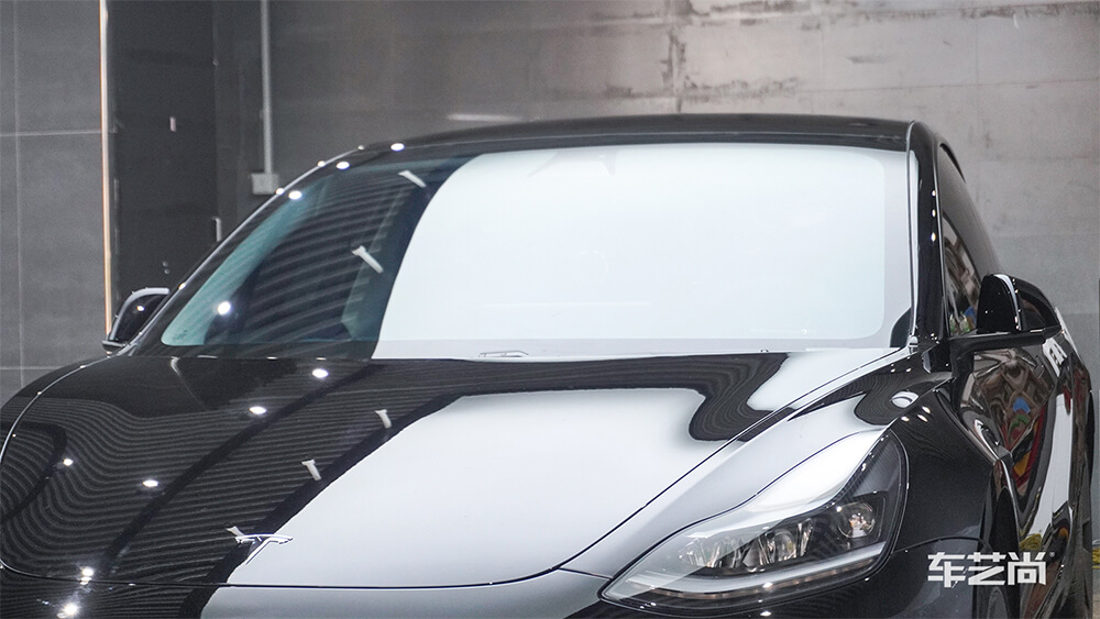 特斯拉Model 3施工威固隔熱膜案例分享（9）
