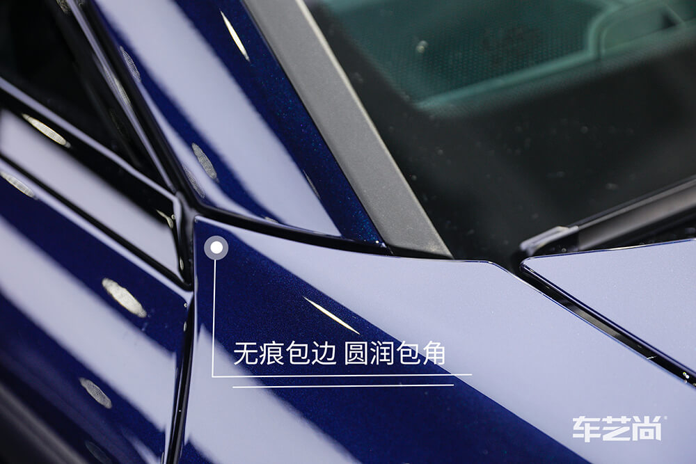 保時(shí)捷帕拉梅拉施工威固漆面保護(hù)膜效果展示（圖一）