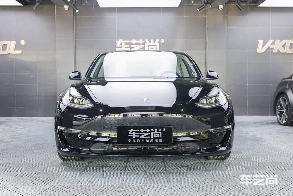 特斯拉Model 3施工威固漆面保護(hù)膜效果展示（七）