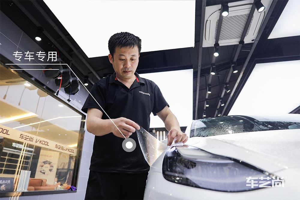 特斯拉ModelY白色施工威固漆面保護(hù)膜過程及效果展示（圖十一）