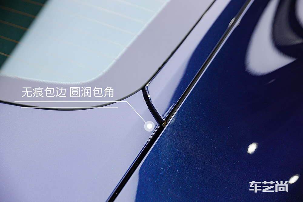保時(shí)捷帕拉梅拉施工威固漆面保護(hù)膜效果展示（圖三）
