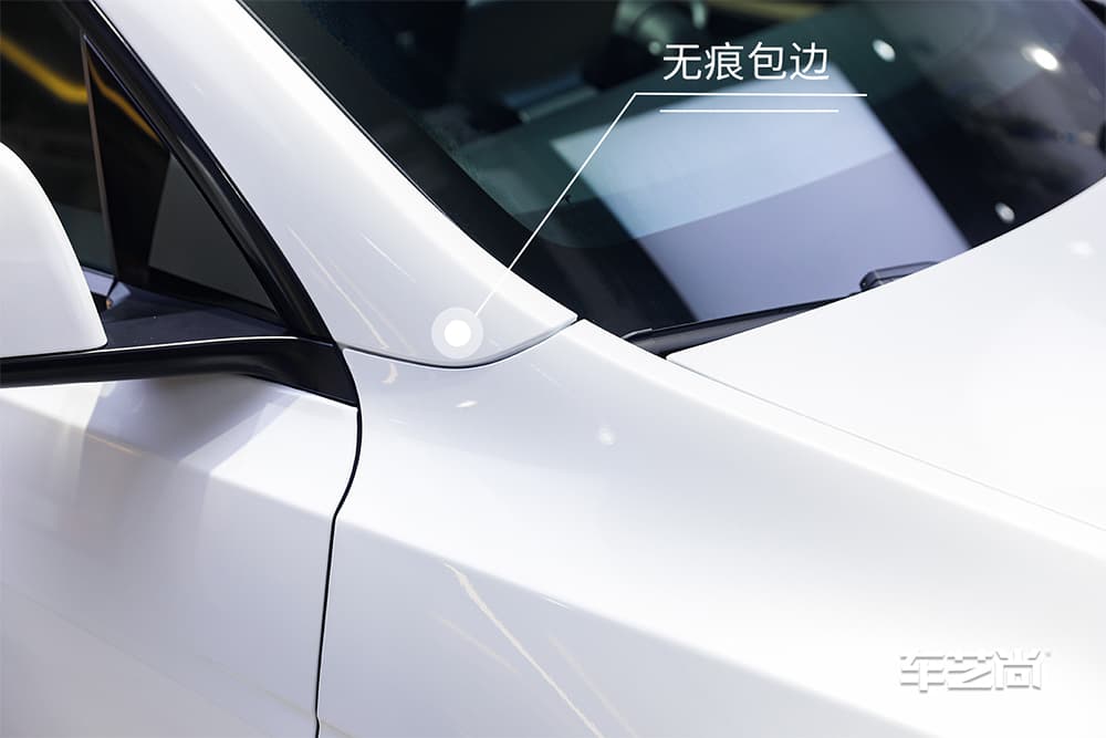 特斯拉ModelY白色施工威固漆面保護(hù)膜過程及效果展示（圖二四）