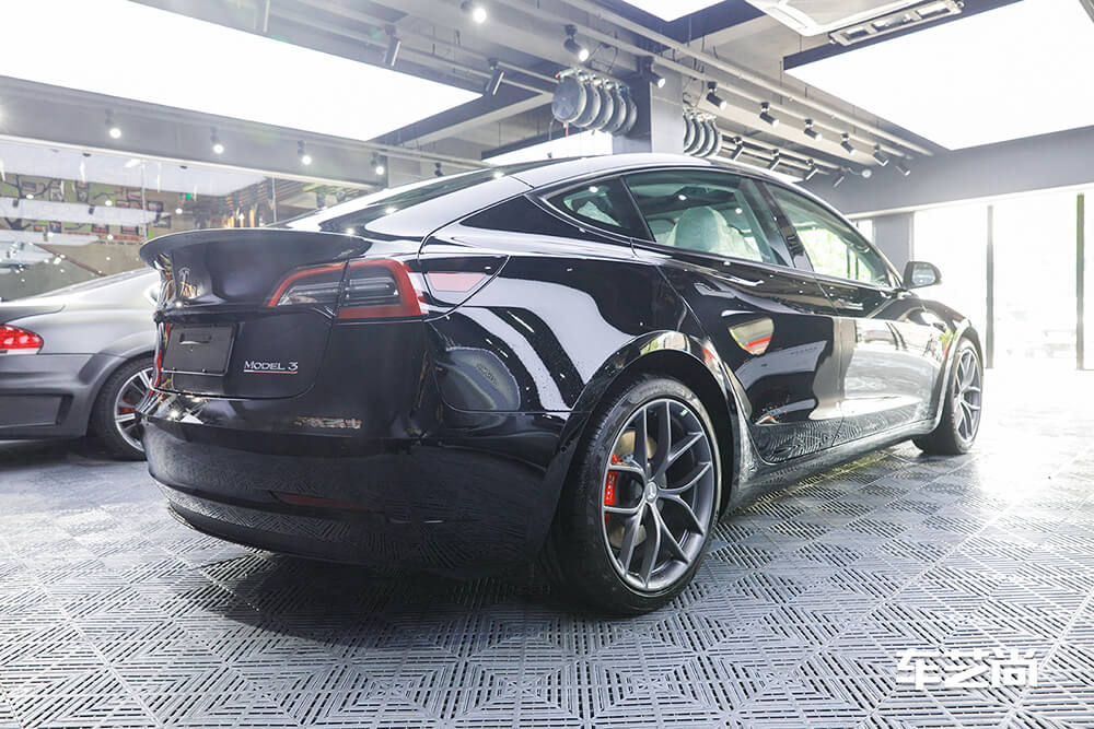 特斯拉Model 3施工威固漆面保護(hù)膜效果展示（六）