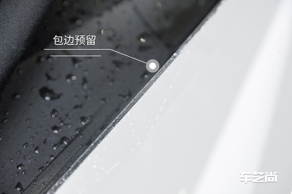 保時捷帕拉梅拉施工威固漆面保護(hù)膜過程展示（圖十）
