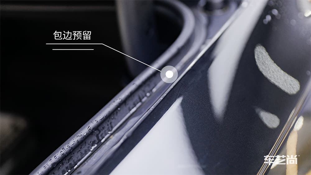 奧迪A8 黑色施工威固漆面保護膜流程及效果展示（圖九）