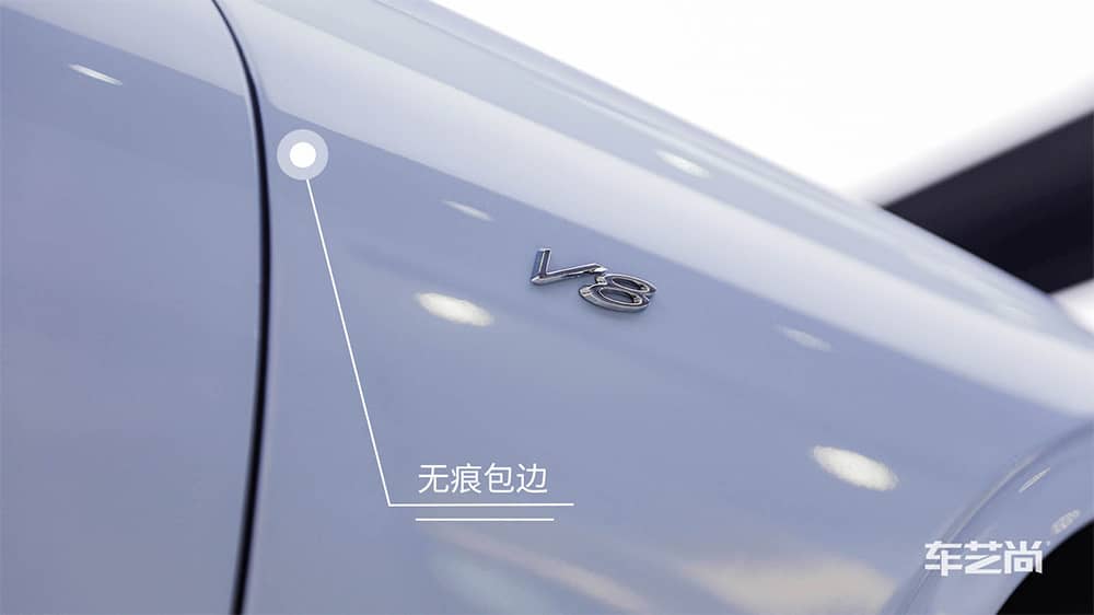 賓利GT藍(lán)色施工威固漆面保護(hù)膜流程及效果展示（圖二九）