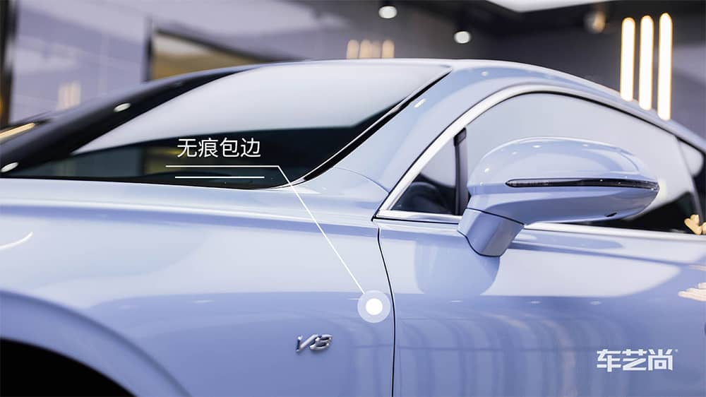賓利GT藍(lán)色施工威固漆面保護(hù)膜流程及效果展示（圖二二）