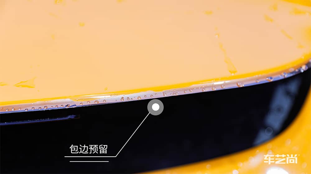 邁凱倫黃色施工威固漆面保護(hù)膜流程及效果展示（圖一四）