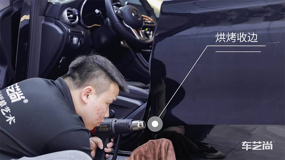 奔馳GLC260黑色施工威固漆面保護(hù)膜流程及效果展示（圖一八）