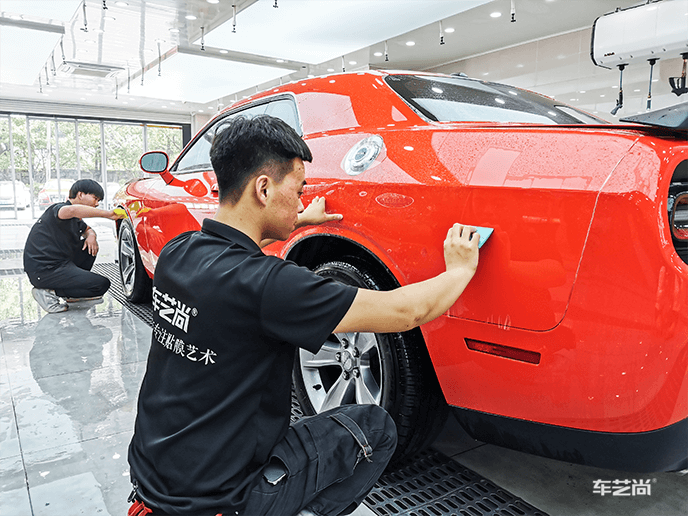 車藝尚貼膜細節(jié)