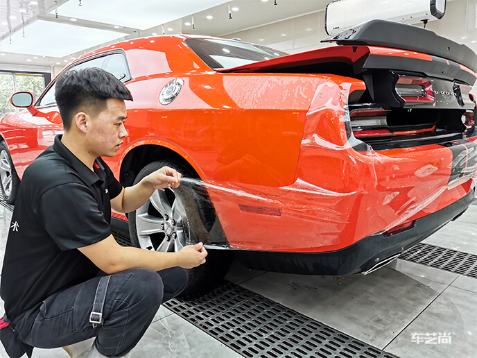 車藝尚貼膜細節(jié)