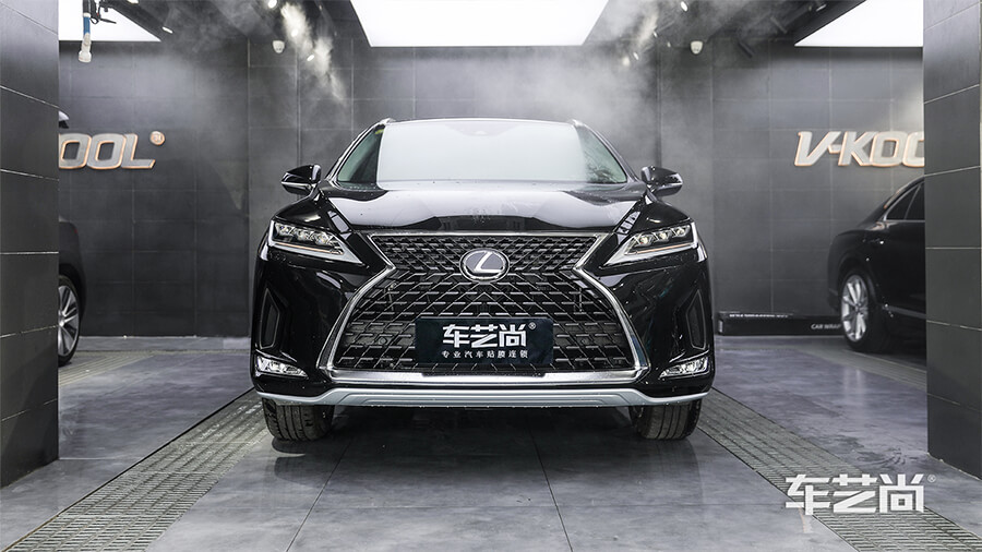 雷克薩斯rx300黑色施工威固隱形車衣流程（圖1）