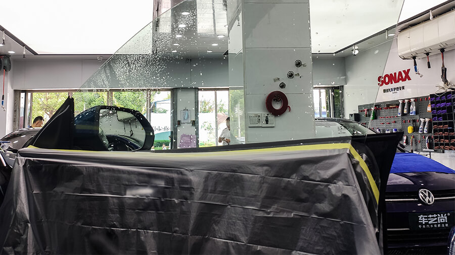 奧迪Q8施工威固隔熱膜VK70+K35案例（圖1）