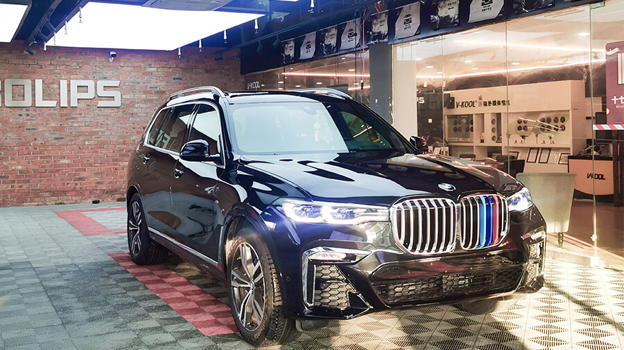 寶馬X7黑色施工威固隱形車(chē)衣案例（圖7）