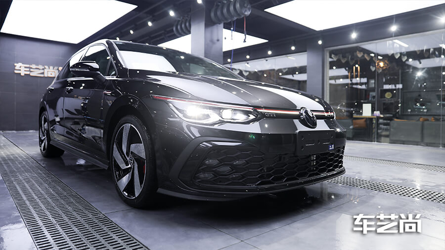 高爾夫gti 黑色施工威固隱形車衣案例（圖13）