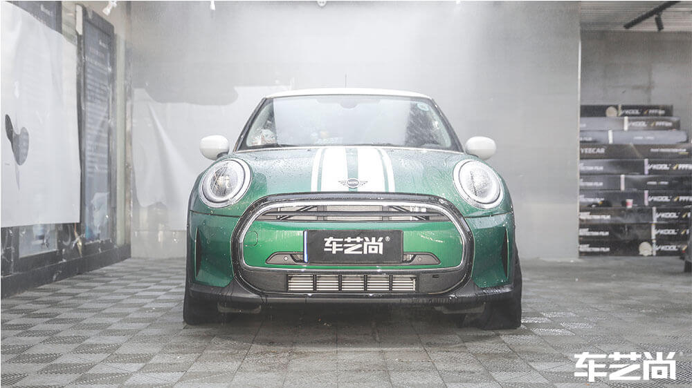 MINI cooper綠色施工威固隱形車衣（圖1）