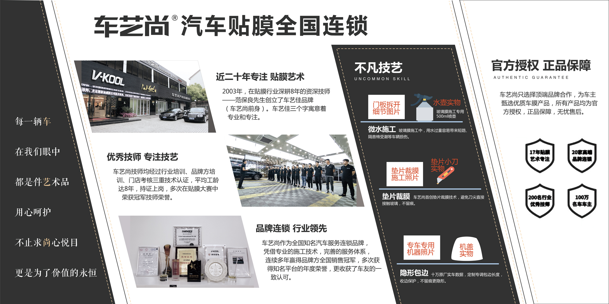 車藝尚貼膜技術如何