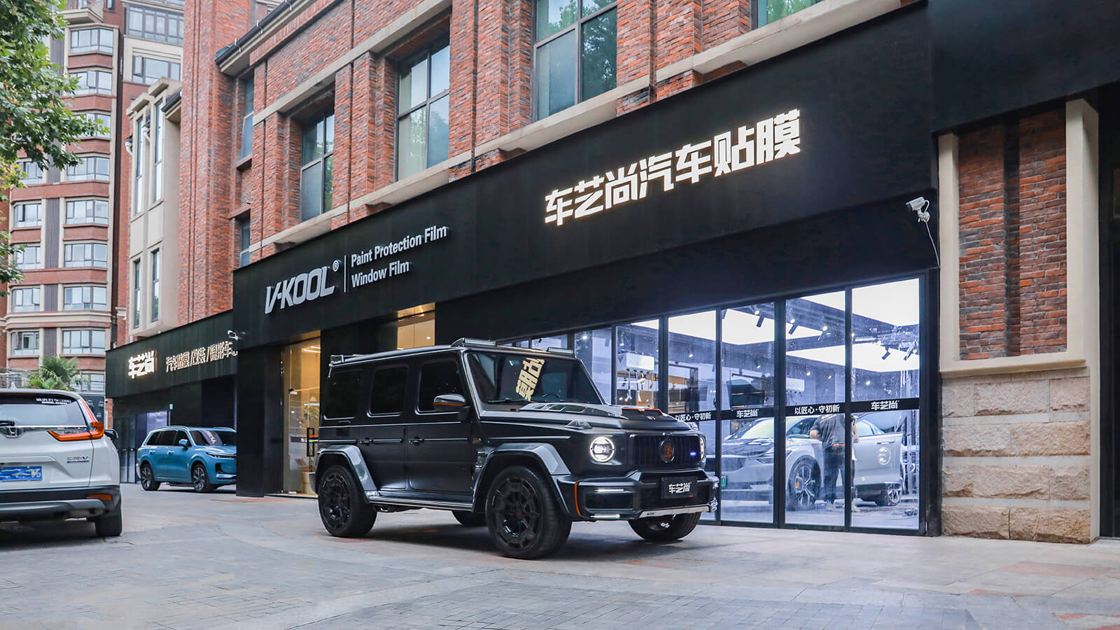 奔馳G800施工威固隱形車衣案例
