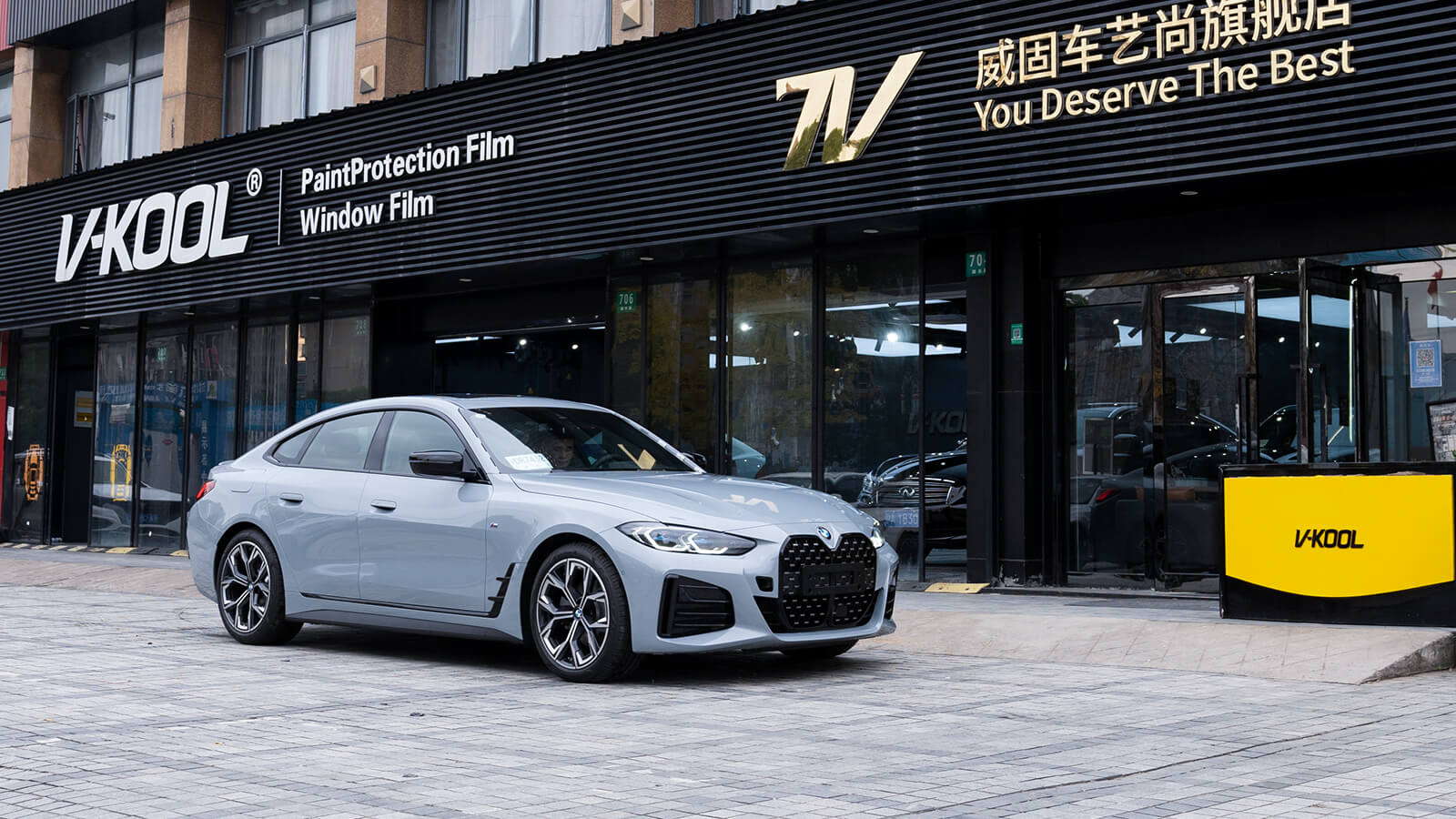 寶馬430布魯克林灰施工威固V10車衣
